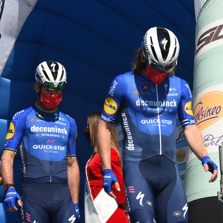 26-03-2021 Settimana Internazionale Coppi E Bartali; Tappa 04 Sanmarino - San Marino; 2021, Deceuninck - Quick Step; Cavendish, Mark; Archbold, Shane; Repubblica San Marino; 