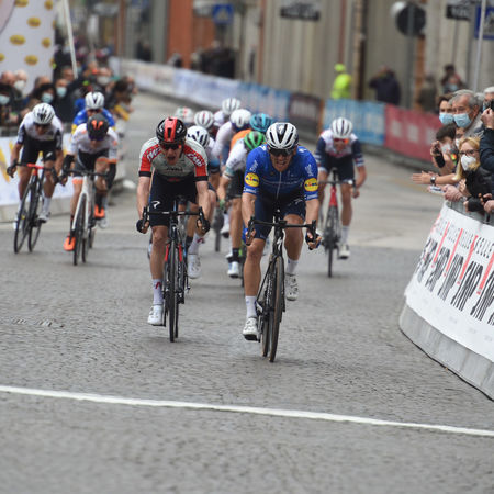 27-03-2021 Settimana Internazionale Coppi E Bartali; Tappa 05 Forli - Forli; 2021, Deceuninck - Quick Step; 2021, Ineos Grenadiers; Archbold, Shane; Hayter, Ethan; Forli; 