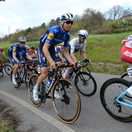 27-03-2021 Settimana Internazionale Coppi E Bartali; Tappa 05 Forli - Forli; 2021, Deceuninck - Quick Step; Vansevenant, Mauri; Rocca Delle Caminate; 