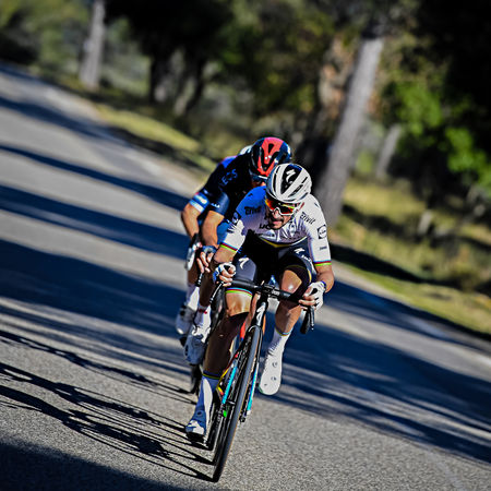 CASSIS, FRANCE - FEVRIER 11: Julian Alaphilippe of France of team DECEUNINCK - QUICK - STEP durant l'etape 1 Aubagne Ð Six Fours les Plages du Tour de Provence 2021. Le 11 fevrier 2021, Cassis, France (Photo by James Startt/Agence Zoom)