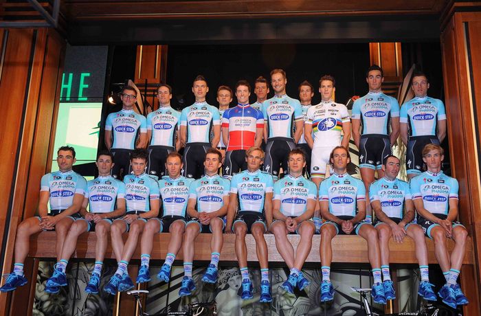 The first show: meet Omega Pharma - Quick-Step Cycling Team