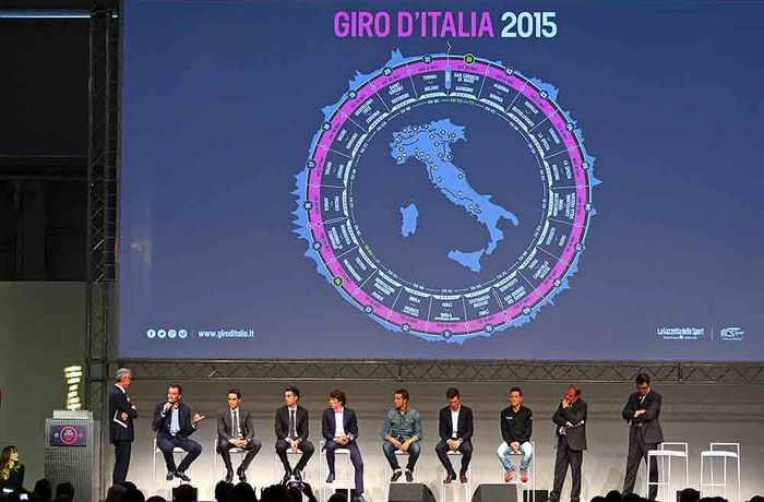 Presentatie Giro d`Italia 2015