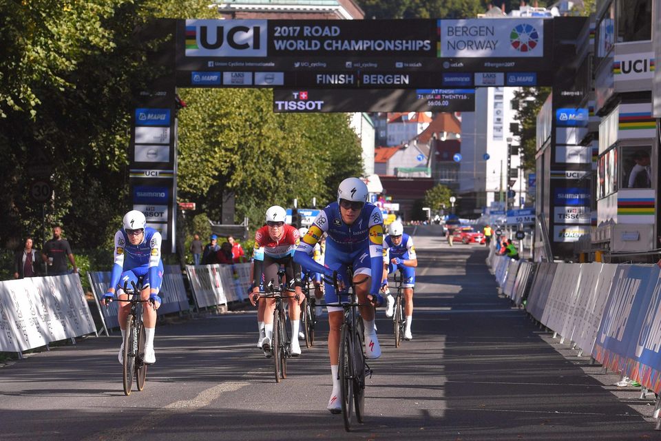World Championships Bergen - Training TTT