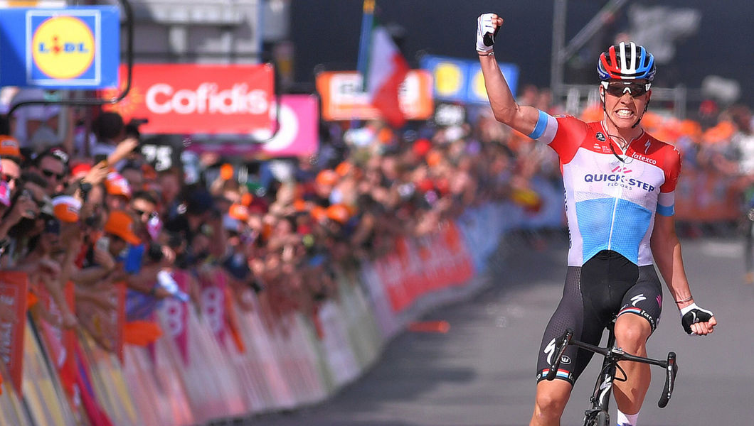 Bob Jungels solos to career-defining Liège–Bastogne–Liège win