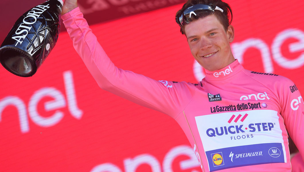 Giro d’Italia: Bob Jungels klimt naar maglia rosa op Etna