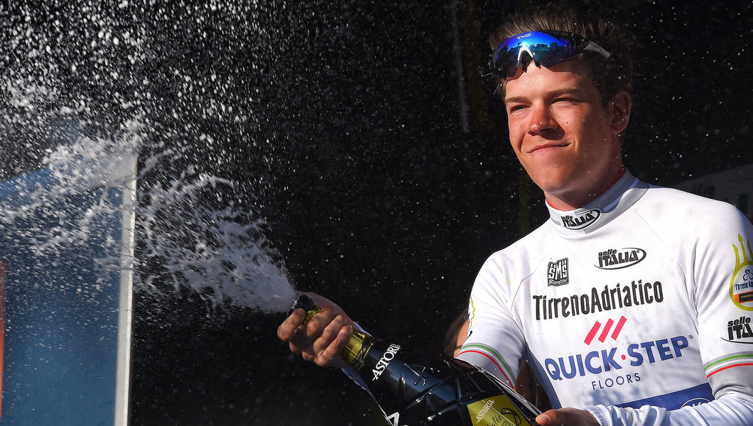 Jungels voor 2e jaar op rij beste jongere in Tirreno-Adriatico