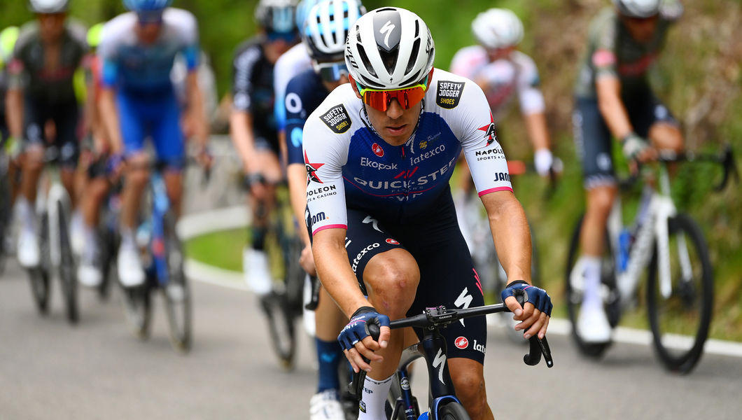 Ballerini carries the flag for the Wolfpack at the Giro