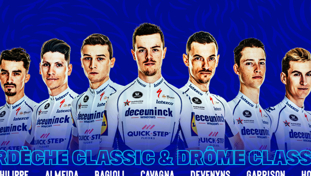 Deceuninck – Quick-Step selectie Ardèche Classic en Drôme Classic