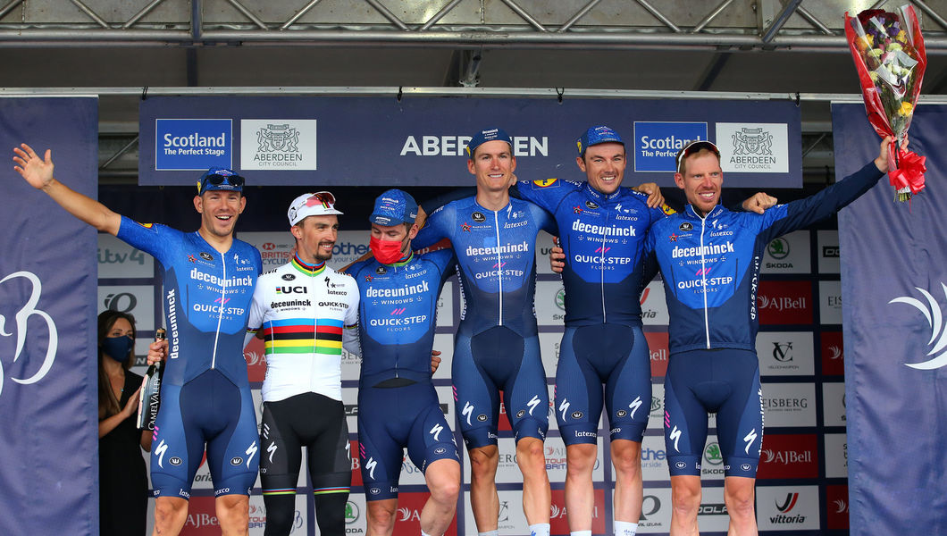 Alaphilippe eindigt derde in het algemeen klassement in Tour of Britain