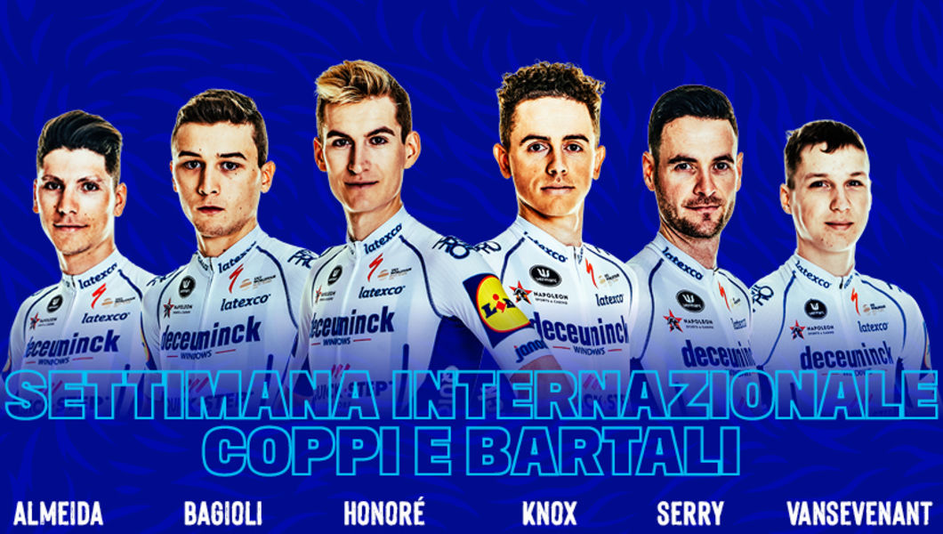 Deceuninck – Quick-Step to Settimana Coppi e Bartali