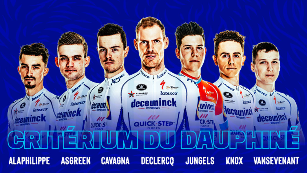 Deceuninck – Quick-Step selectie Critérium du Dauphiné