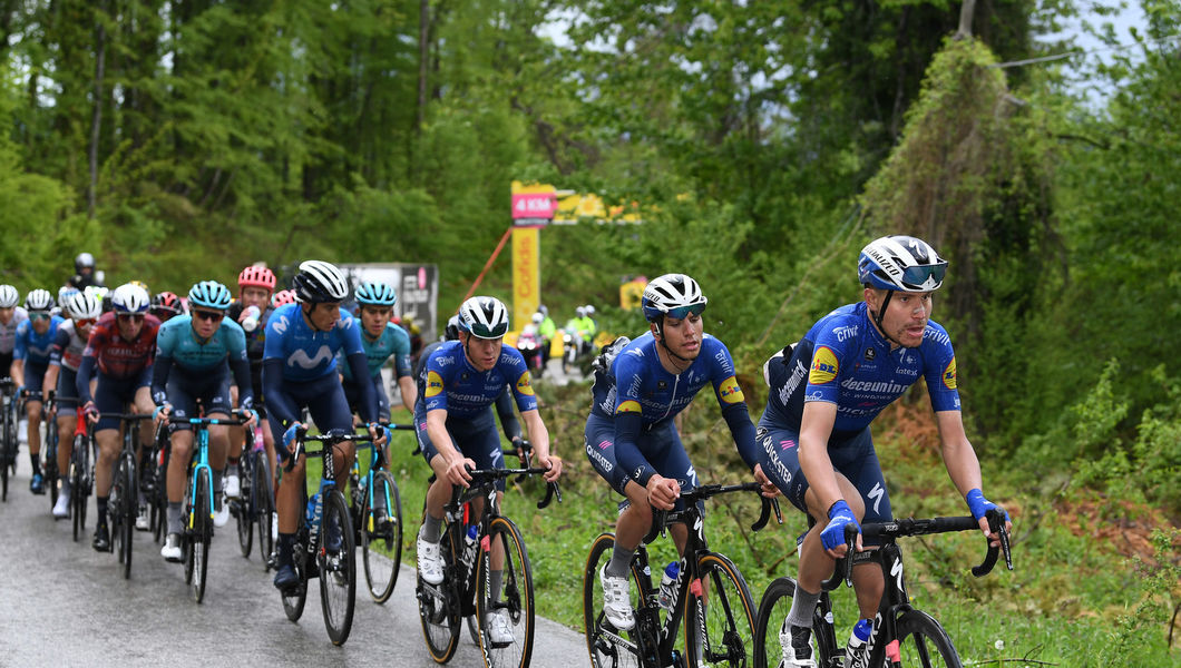 Deceuninck – Quick-Step impresses on the first summit finish of Il Giro