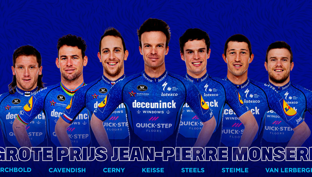 Deceuninck – Quick-Step selectie Grote Prijs Jean-Pierre Monseré