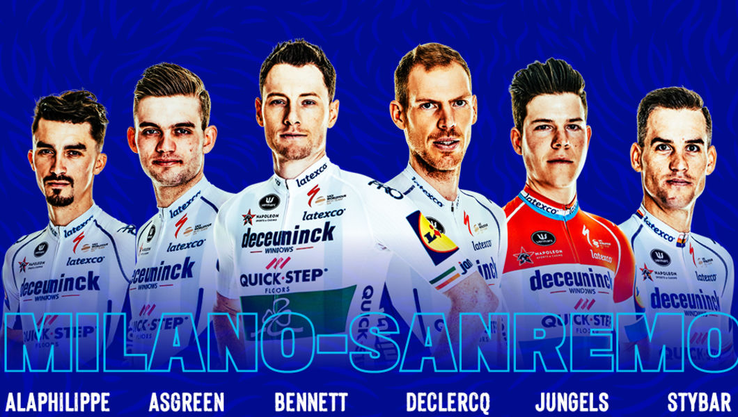 Deceuninck – Quick-Step to Milano-Sanremo