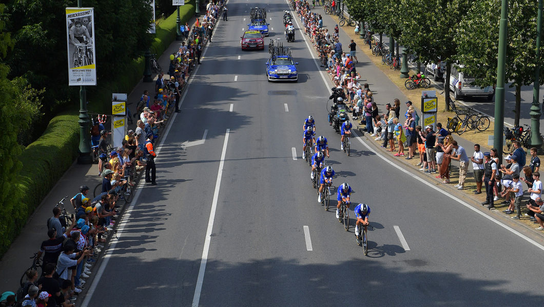 Deceuninck – Quick-Step derde in ploegentijdrit