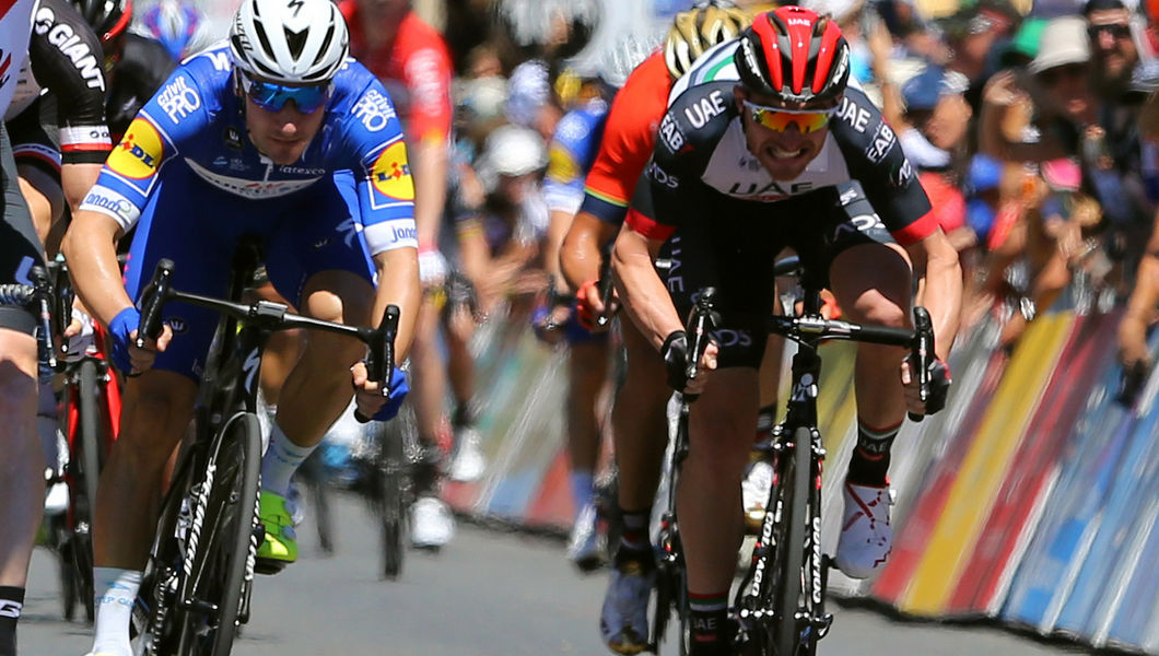 Tour Down Under: Viviani dichtbij podiumplaats