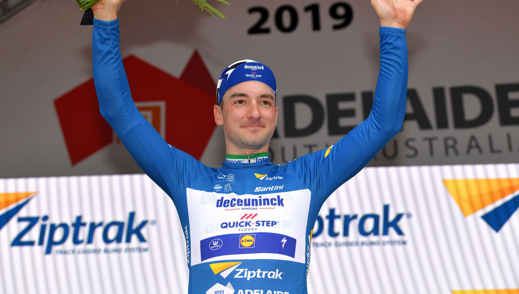 Tour Down Under: Viviani in blauwe trui