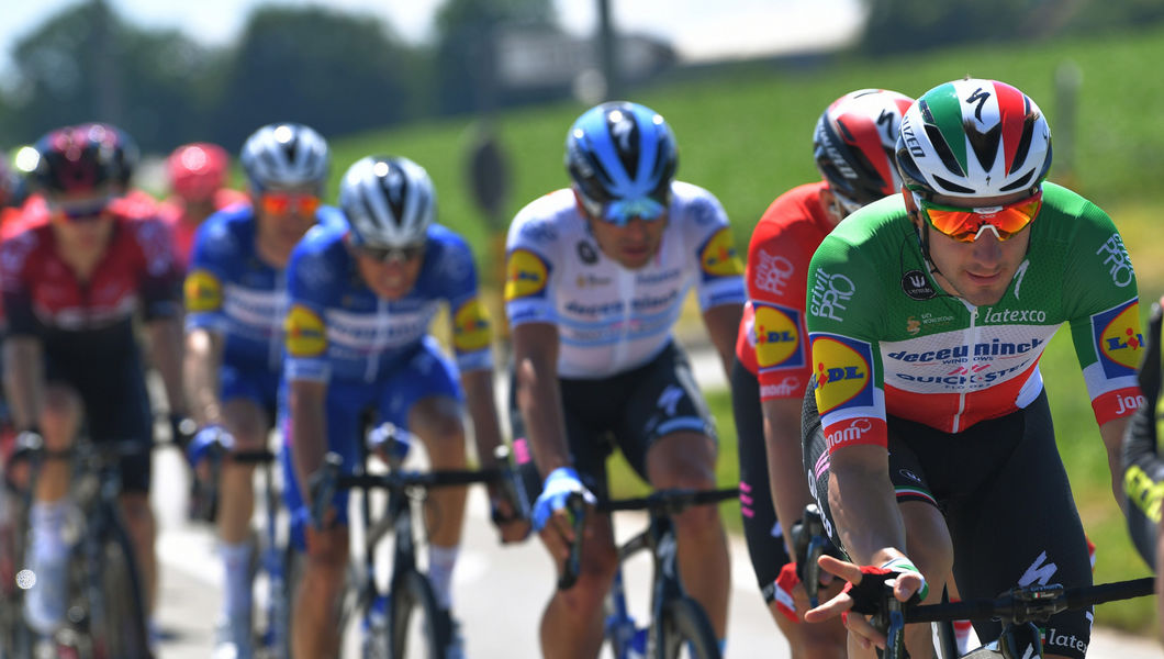 Viviani tweede in etappe 3 Tour de Suisse