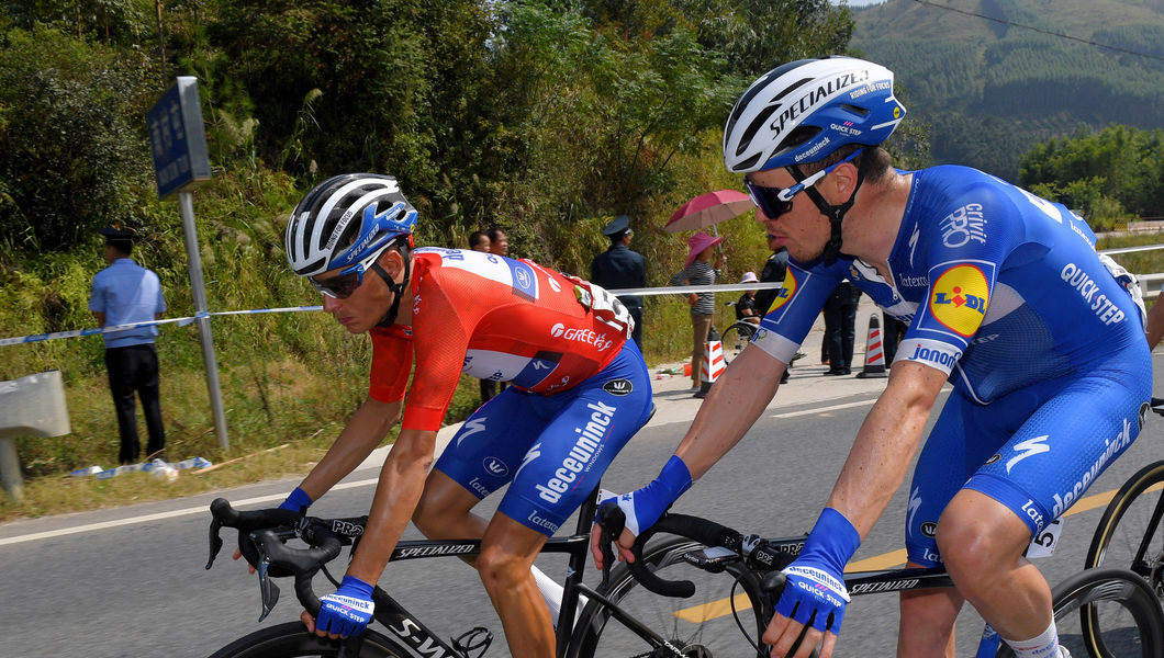 Tour of Guangxi: Mas blijft in het rood