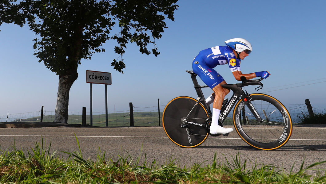 Sterk optreden Enric Mas in tijdrit Vuelta