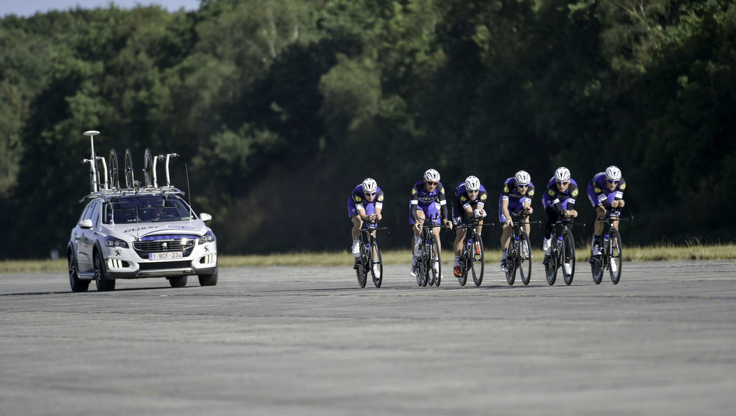 Voorbereiding Etixx – Quick-Step op WK ploegentijdrit