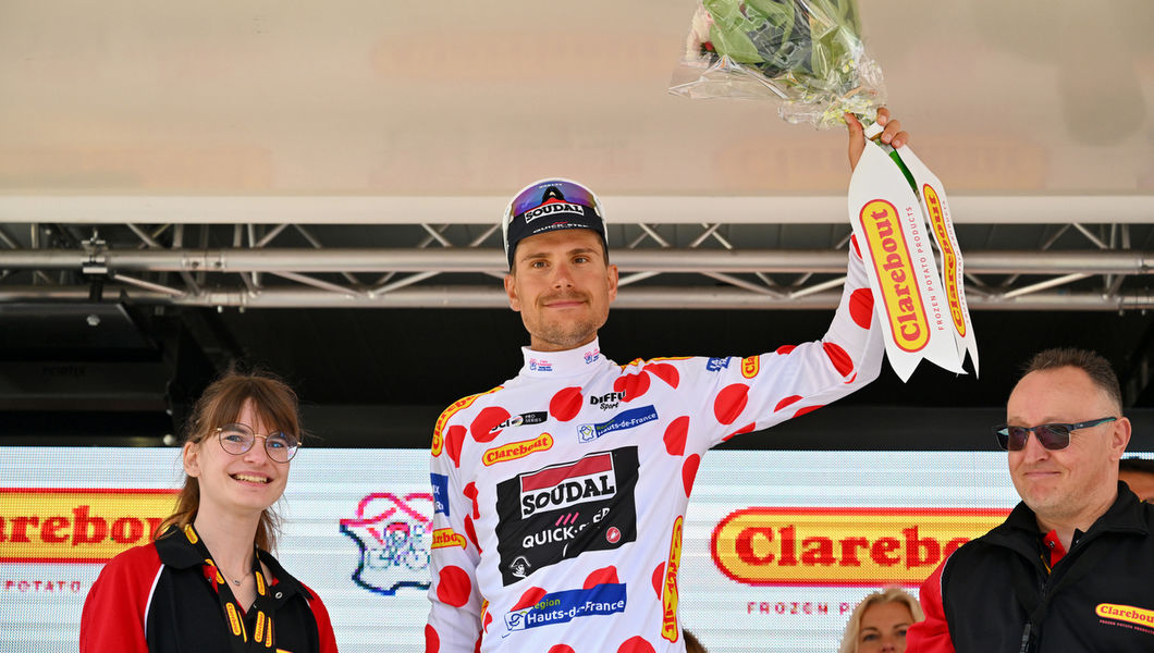 Fausto Masnada wins KOM jersey in Dunkerque