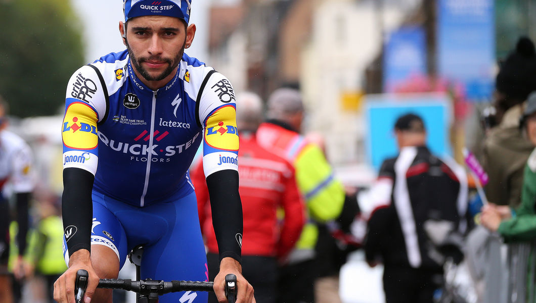 Gaviria again in the mix at the Tour of Britain