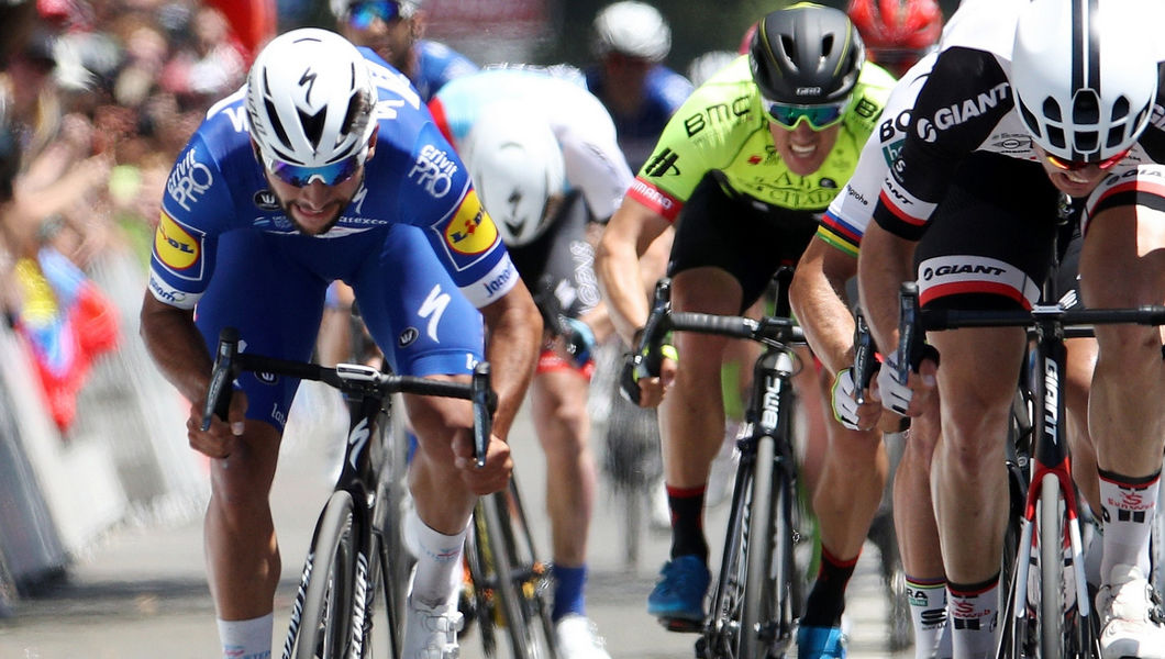 Fernando Gaviria leaves California with three wins and the green jersey