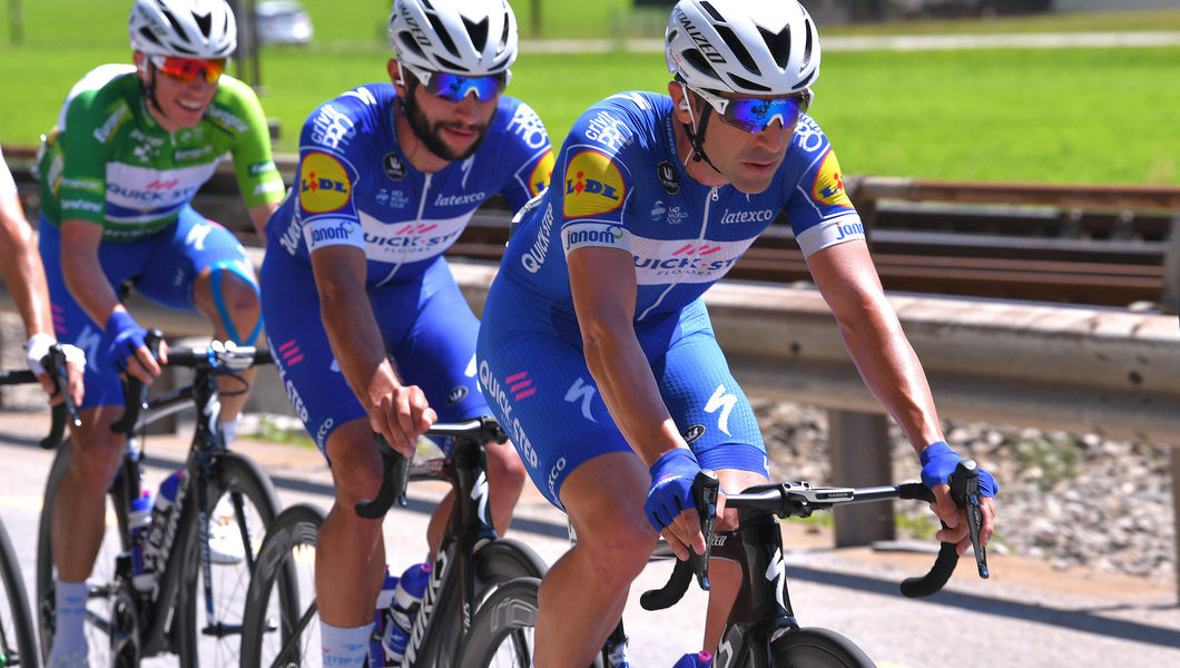 Derde podiumplek voor Gaviria in Tour de Suisse