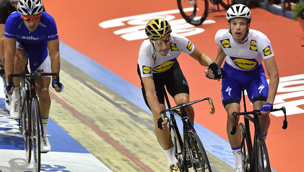 Keisse en Viviani 3e in Zesdaagse van Gent