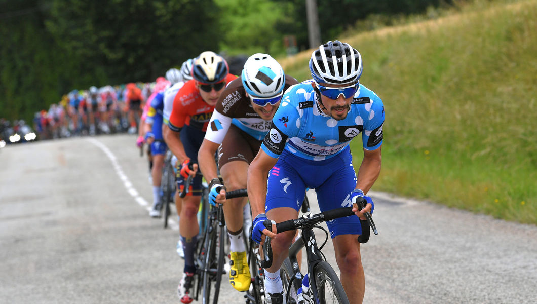 Critérium du Dauphiné: Alaphilippe steviger in bolletjestrui