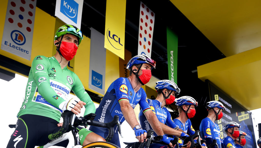 Alaphilippe in green at the Tour de France