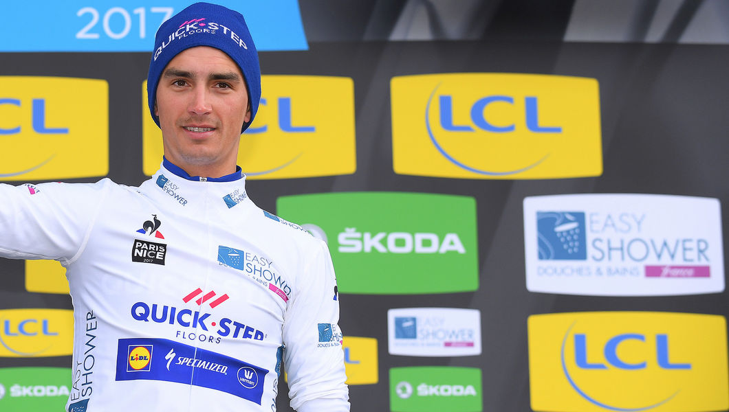 Alaphilippe takes white jersey on Paris-Nice opening day
