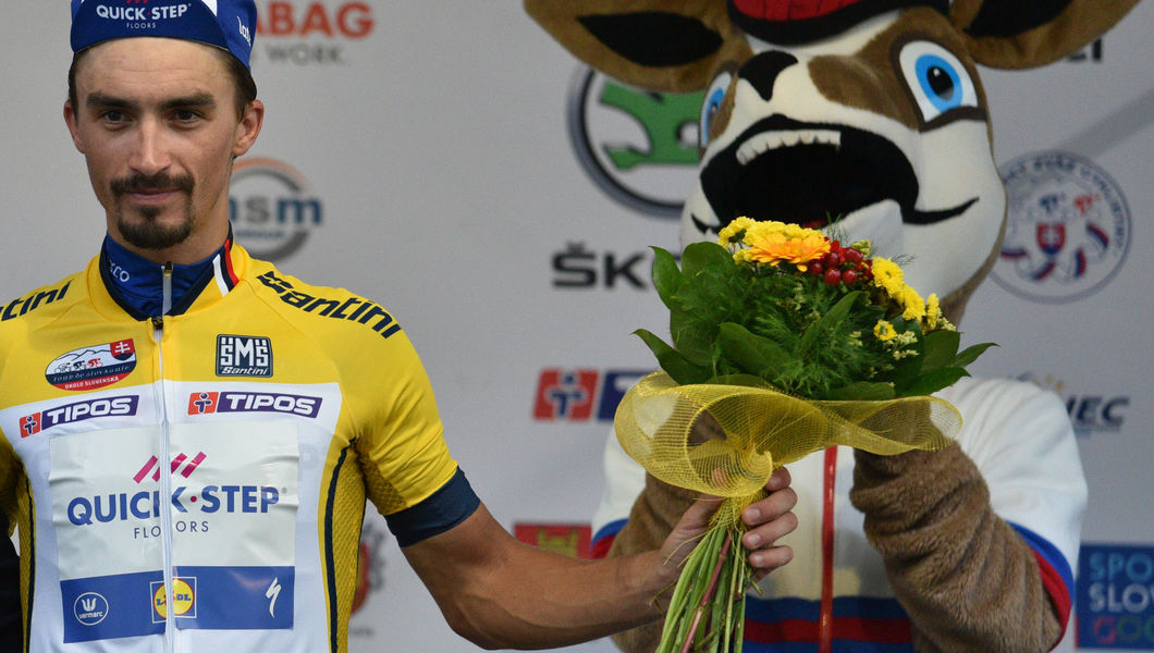 Julian Alaphilipe retains the yellow jersey