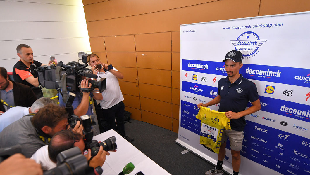 Julian Alaphilippe: “It’s special to wear yellow after the first rest day”