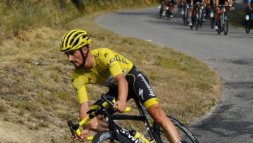 Tour de France: Alaphilippe verdedigt gele trui in de Alpen