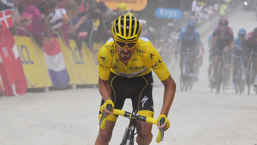 Tour de France: Alaphilippe toont panache op La Planche des Belles Filles