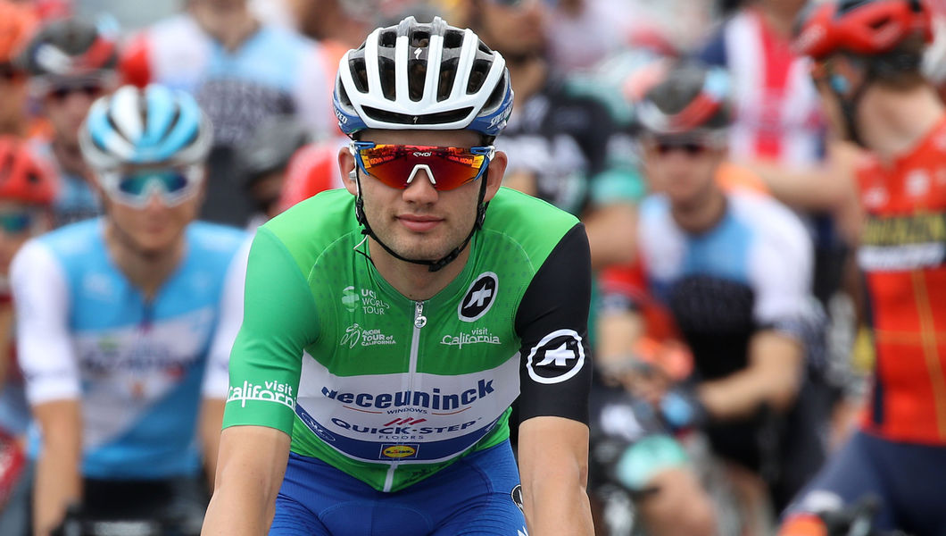 Tour of California: derde plaats en groene trui voor Kasper Asgreen