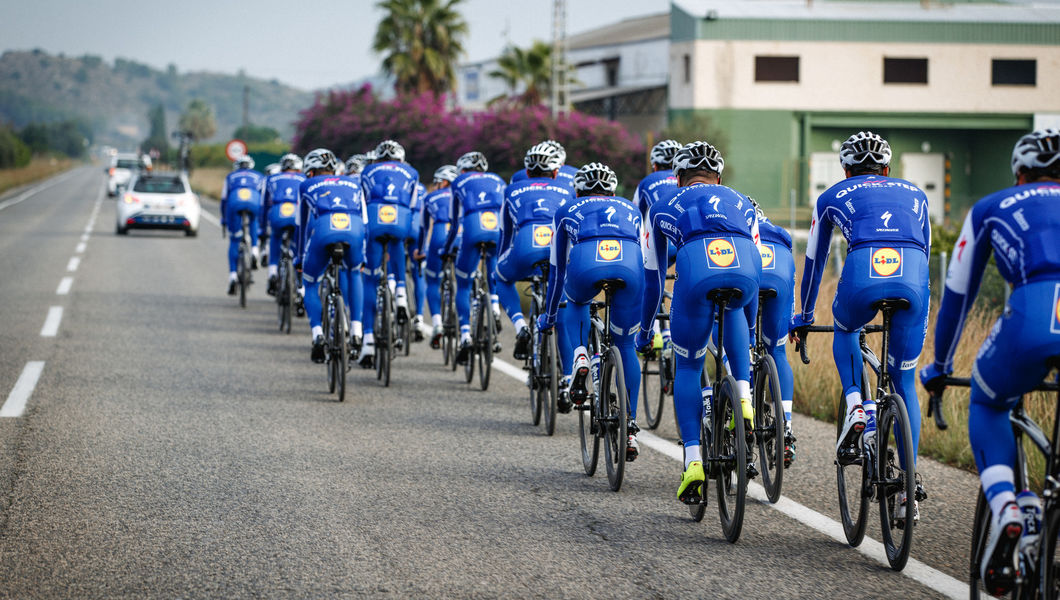 Quick-Step Floors op stage in Italië