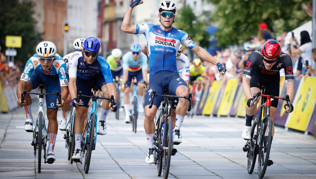 First win in the Soudal Quick-Step jersey for Lamperti