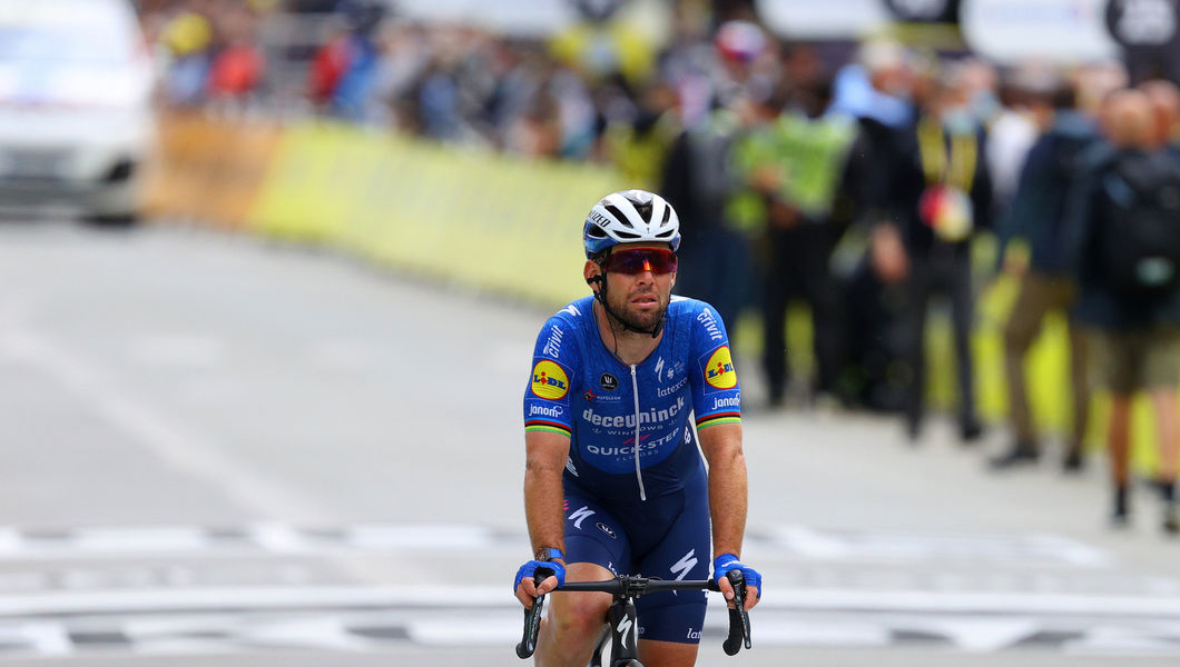 Cavendish op het podium in Esbjerg