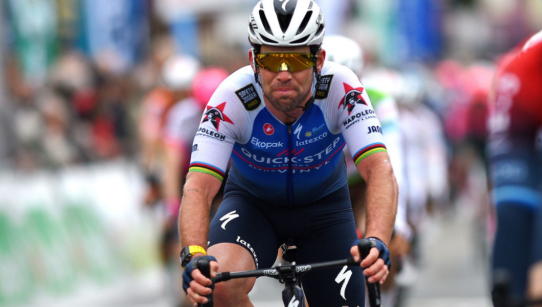 Geen geluk voor Cavendish