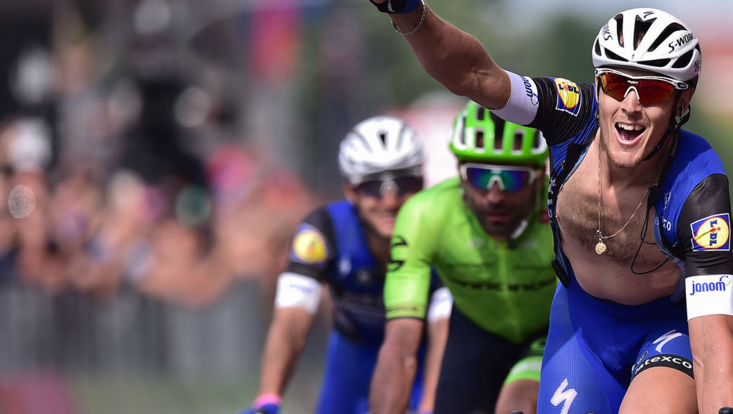 Matteo Trentin wins Giro d’Italia stage 18 after thrilling finish