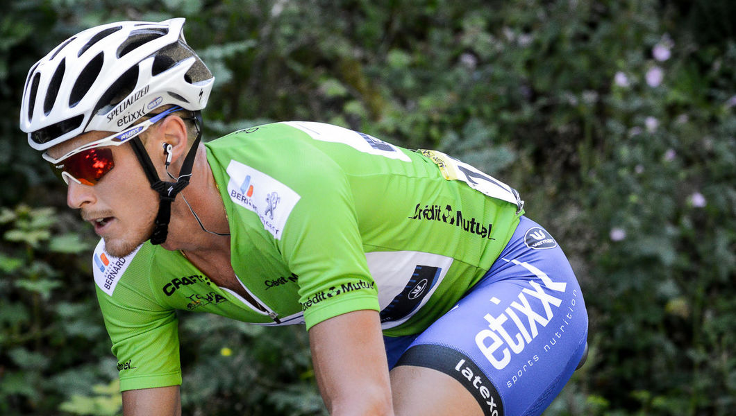 Matteo Trentin leaves the Tour de l’Ain with the green jersey