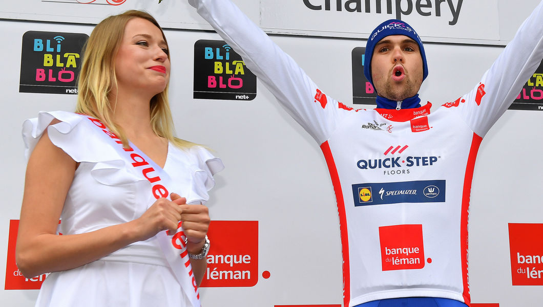 Max Schachmann dons white jersey at Romandie