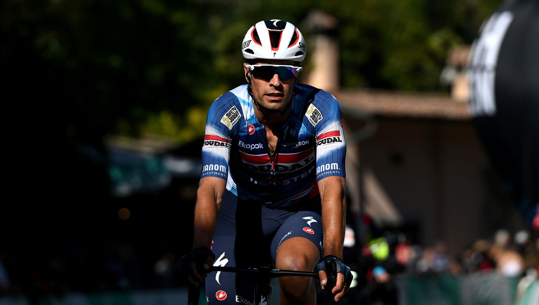 Peloton returns on San Luca