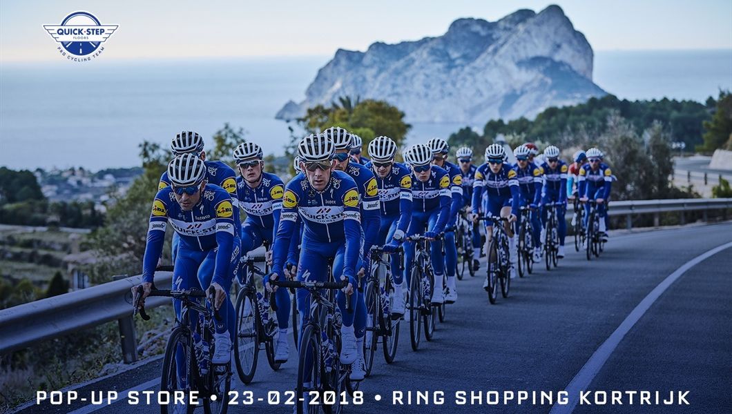 Quick-Step Floors Cycling Team opens the first Team Pop-Up Store!