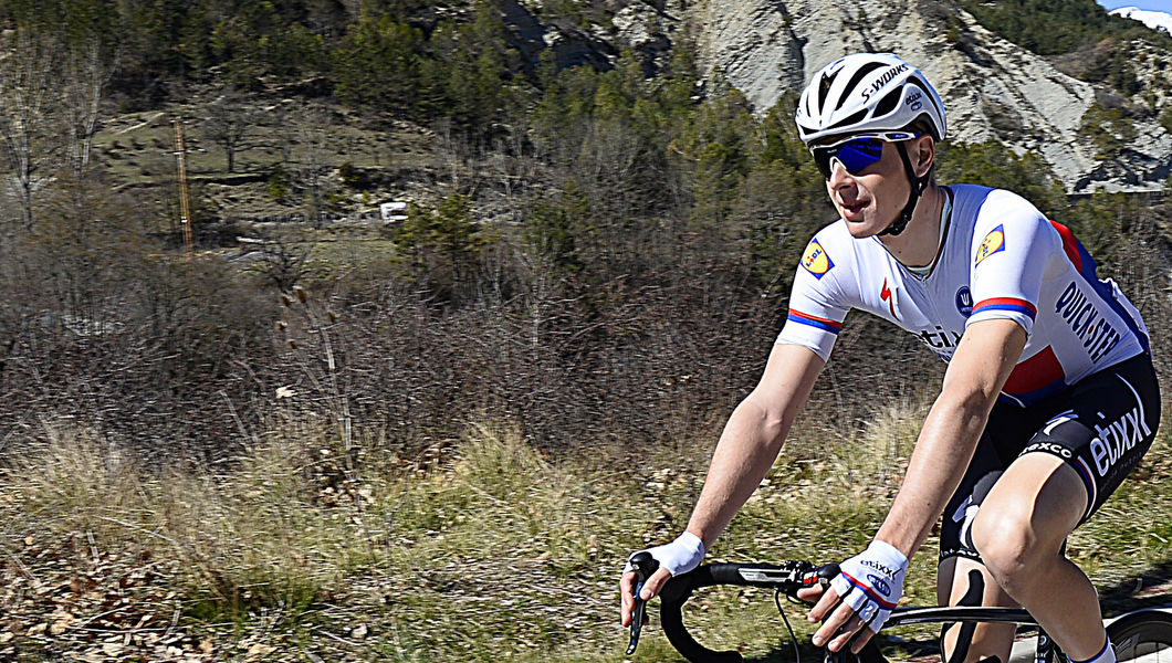 Monumental ride of Petr Vakoč in Volta a Catalunya