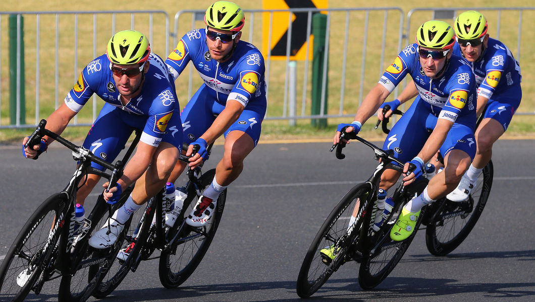 Quick-Step Floors Cycling Team naar Dubai Tour