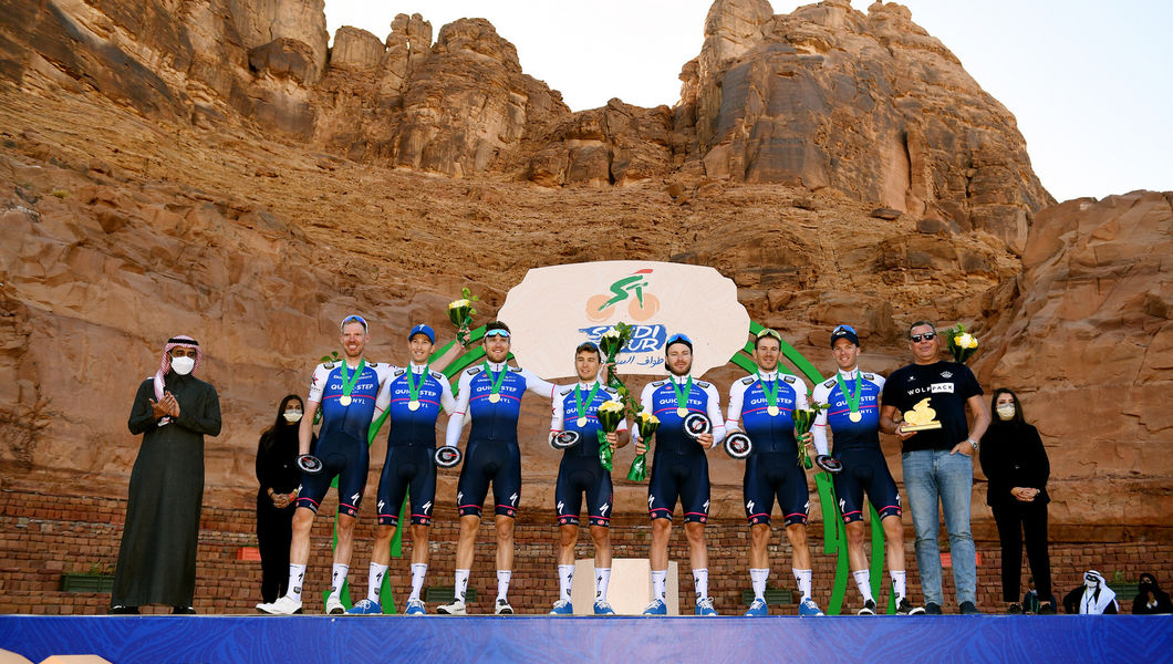 Quick-Step Alpha Vinyl best team at the Saudi Tour